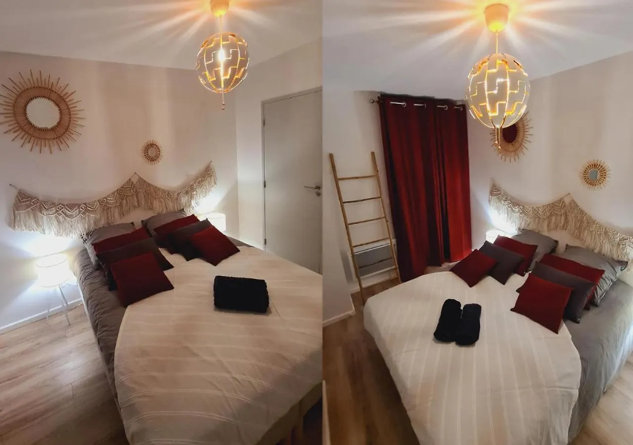 Appartement terrasse chambre jacuzzi privatif Toulouse